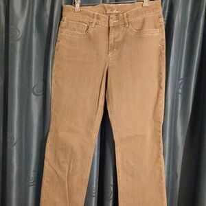 Loro Piana Women's Tan Straight Leg Jeans